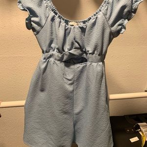 Baby Blue Romper
